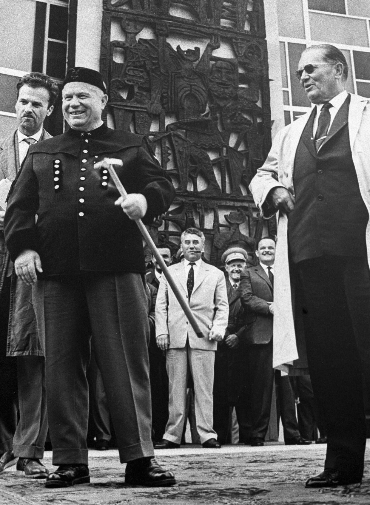 Хрущев и Тито в Югославии