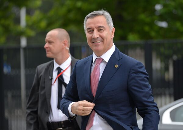 Премьер-министр Черногории Мило Джуканович на саммите НАТО в Варшаве