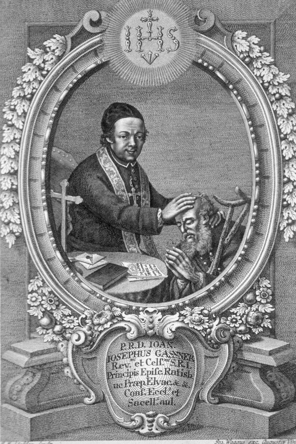 Немецкий священник и заклинатель бесов Иоганн Гасснер Немецкий священник и заклинатель бесов Иоганн Гасснер