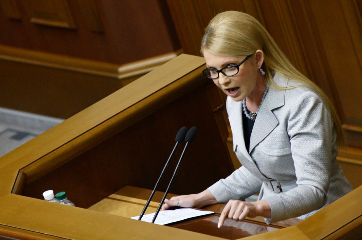 Лидер всеукраинского объединения «Батькивщина» Юлия Тимошенко