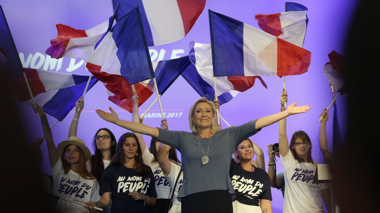 Лидер политической партии «Национальный фронт» Марин Ле Пен