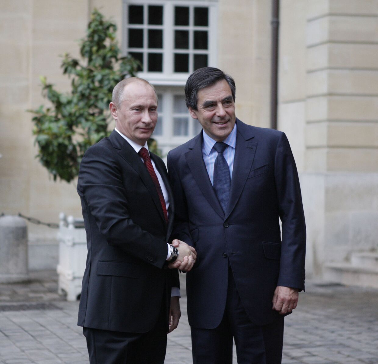 Встреча премьер-министров России и Франции