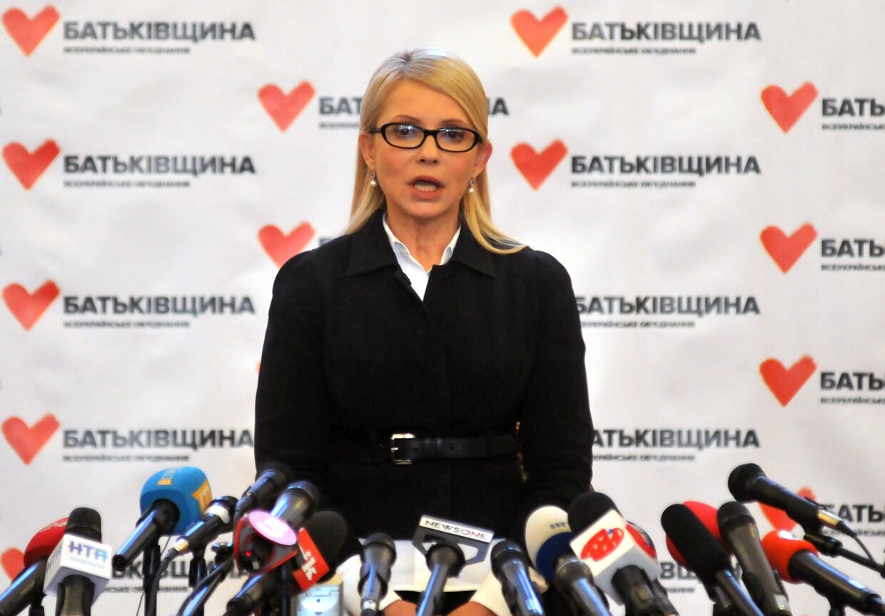 Пресс-конференция Юлии Тимошенко во Львове