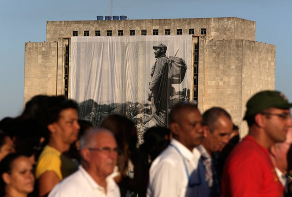 Церемония прощания с Фиделем Кастро в Гаване