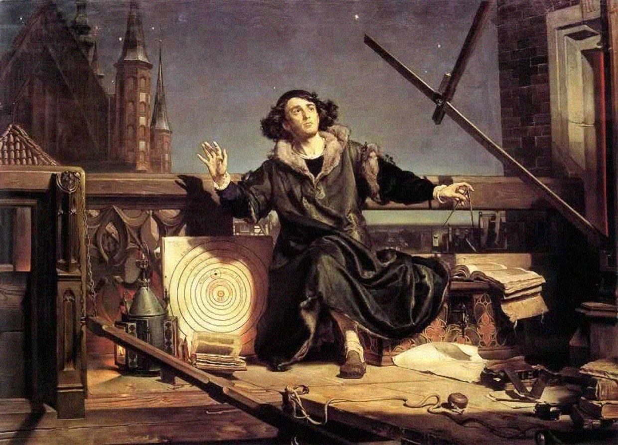 Ян Матейко «Коперник. Беседа с Богом», 1873 год