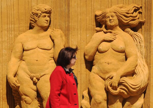 Выставка песчаных скульптур под открытым небом Коломенском парке Выставка песчаных скульптур под открытым небом Коломенском парке