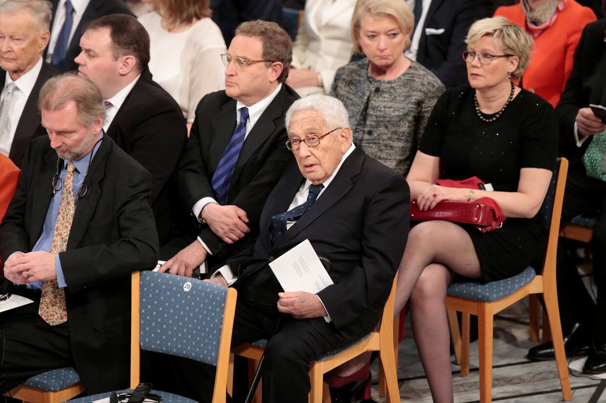 Бывший госсекретарь США Генри Киссинджер в Осло