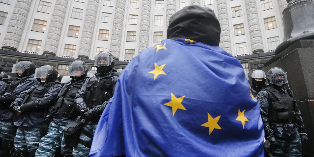 Сторонник оппозиции в Киеве