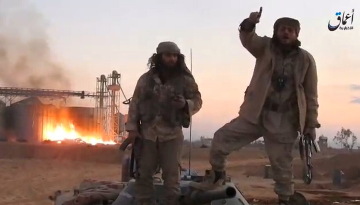 Боевики террористической группировки «Исламское государство» (ИГ, запрещена в России) в районе Пальмиры