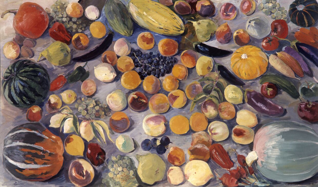 Репродукция картины «Плоды и овощи»