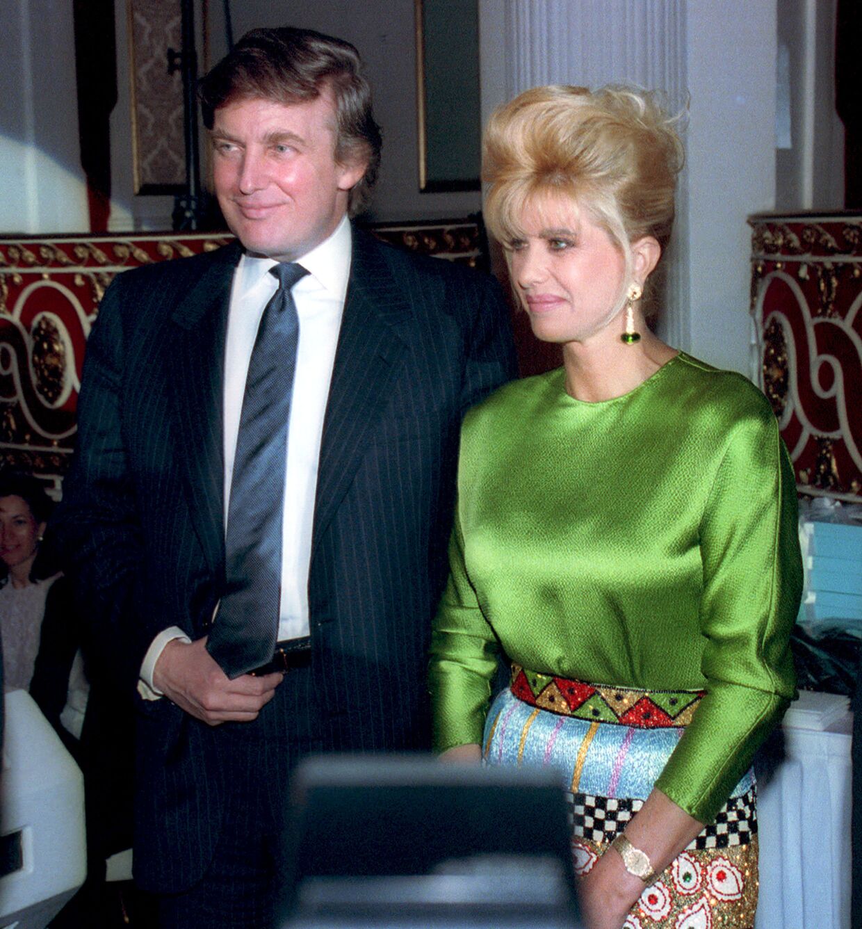 Дональд Трамп и его бывшая жена Ивана Трамп, 1991 год