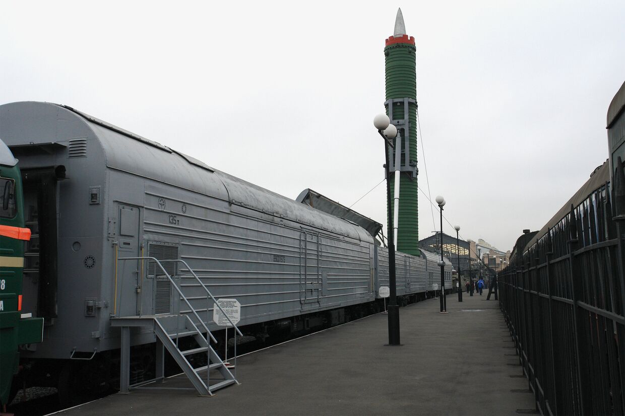 Боевой железнодорожный ракетный комплекс «Молодец»
