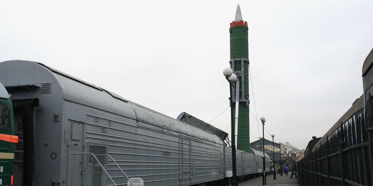 Боевой железнодорожный ракетный комплекс «Молодец»