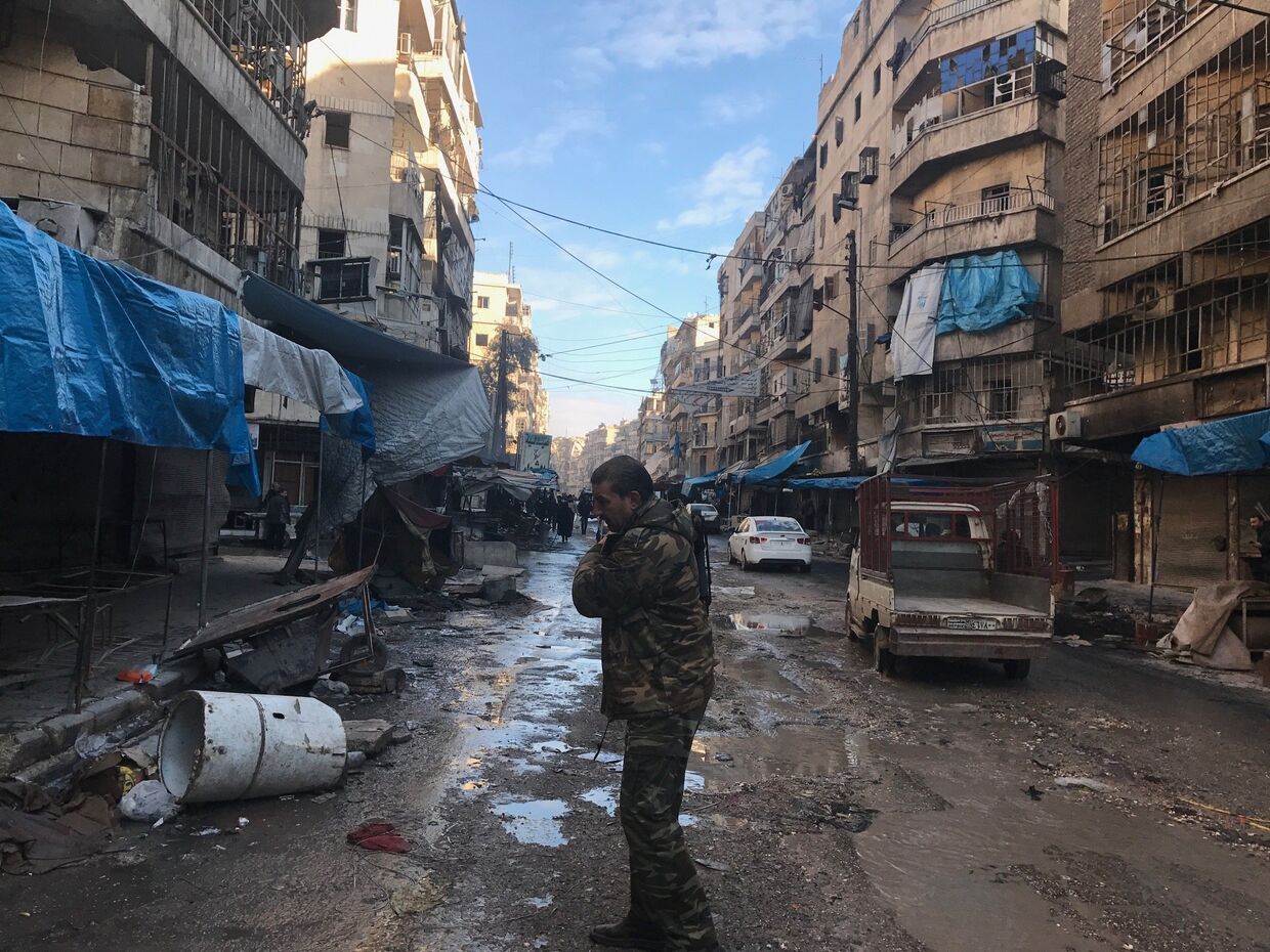В освобожденных районах восточного Алеппо