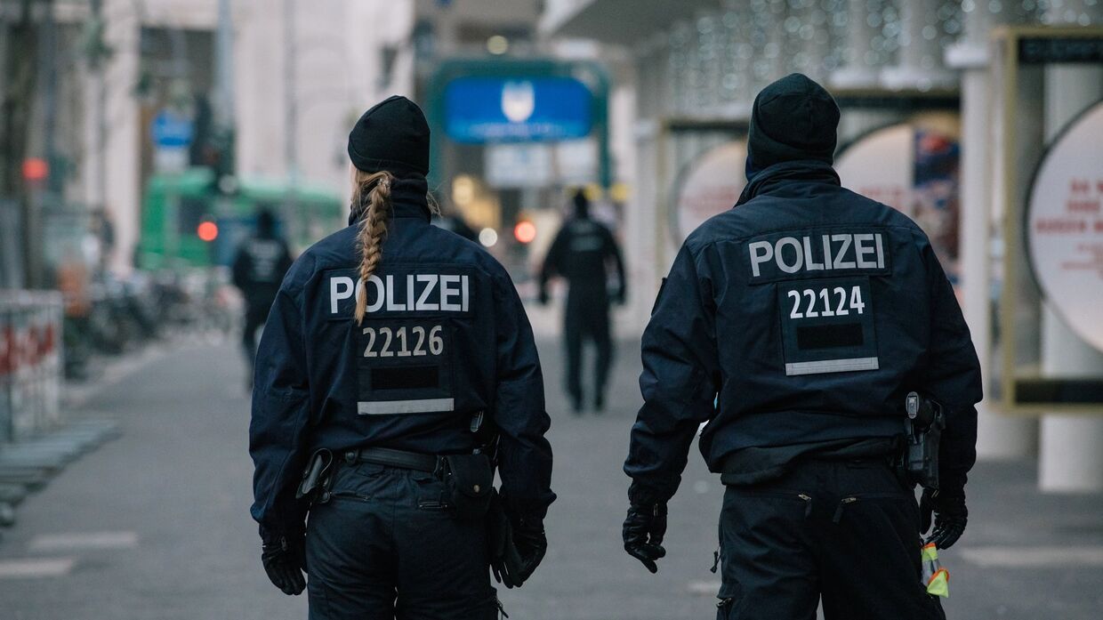 Сотрудники полиции в Берлине