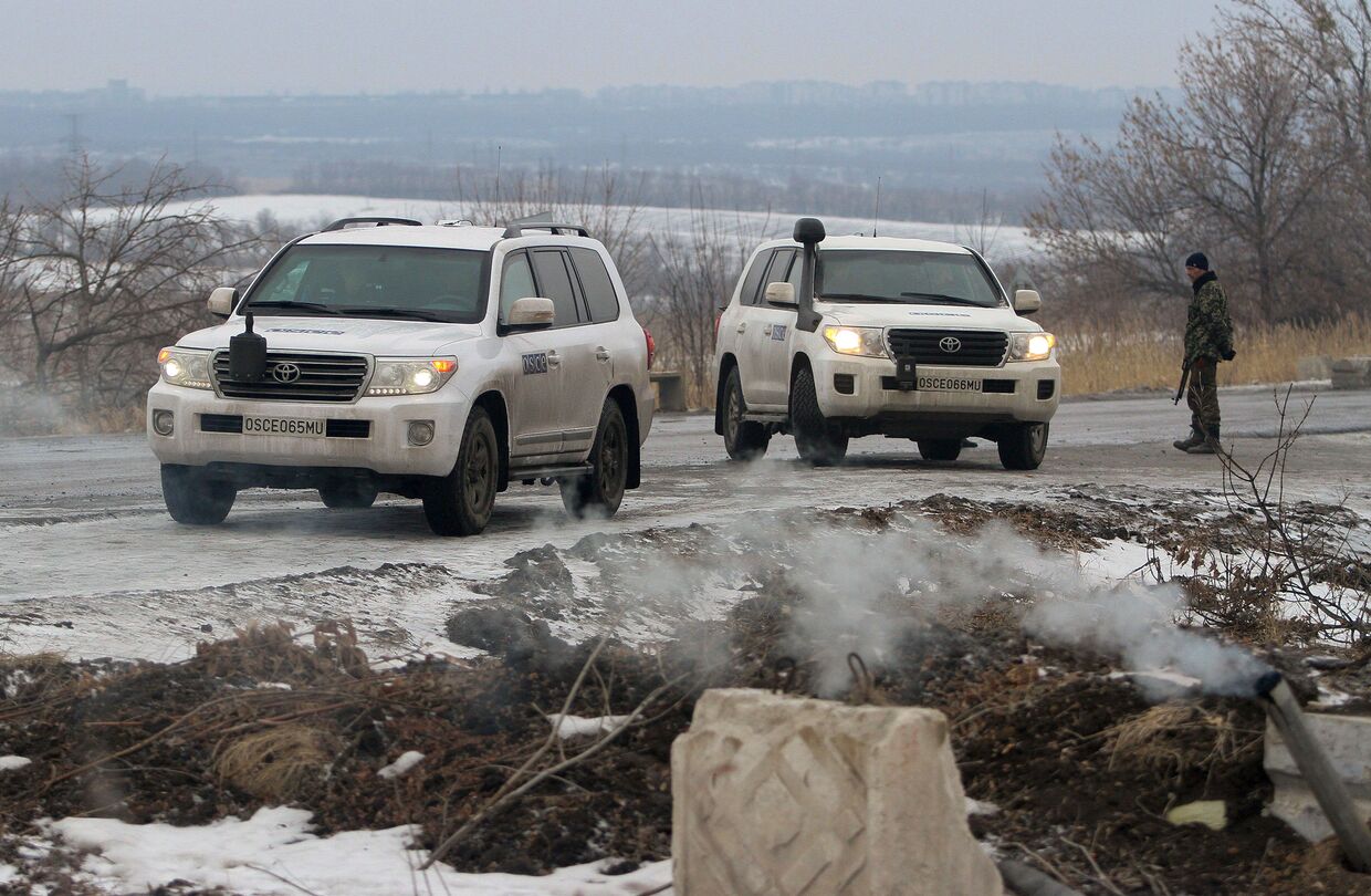 Наблюдатели ОБСЕ в Луганской области
