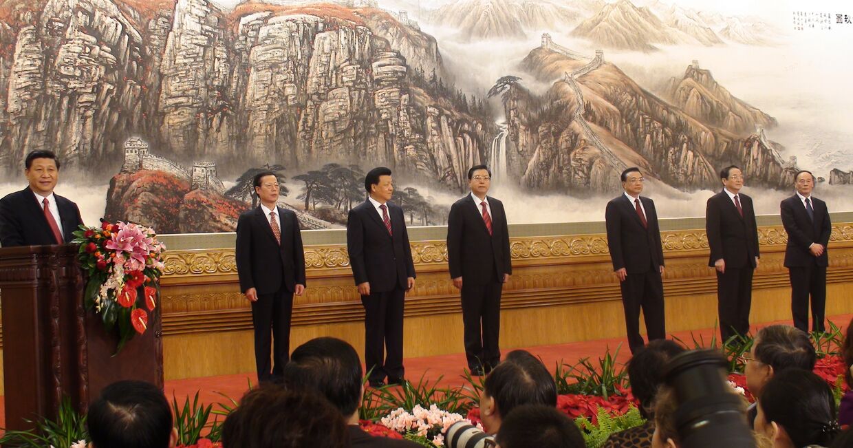 Члены постоянного комитета политбюро ЦК Компартии Китая