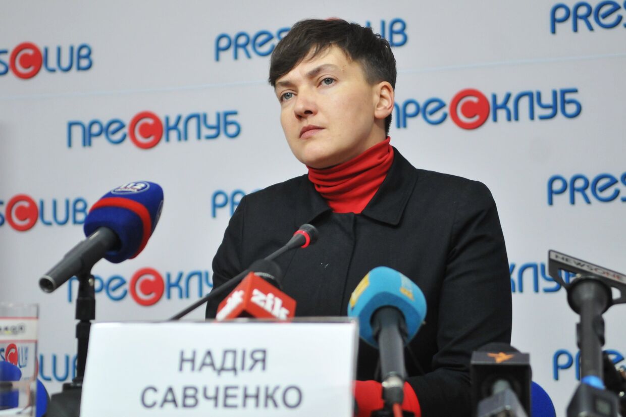 Пресс-конференция Надежды Савченко во Львове