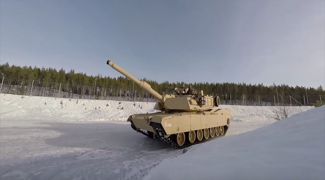 Abrams и Leopard на льду