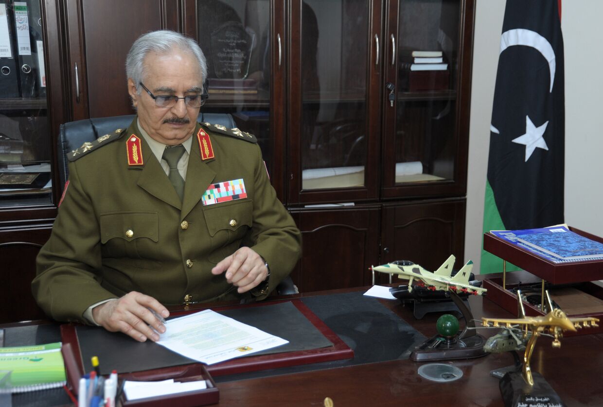 Командующий национальной армией Ливии Халифа Хафтар