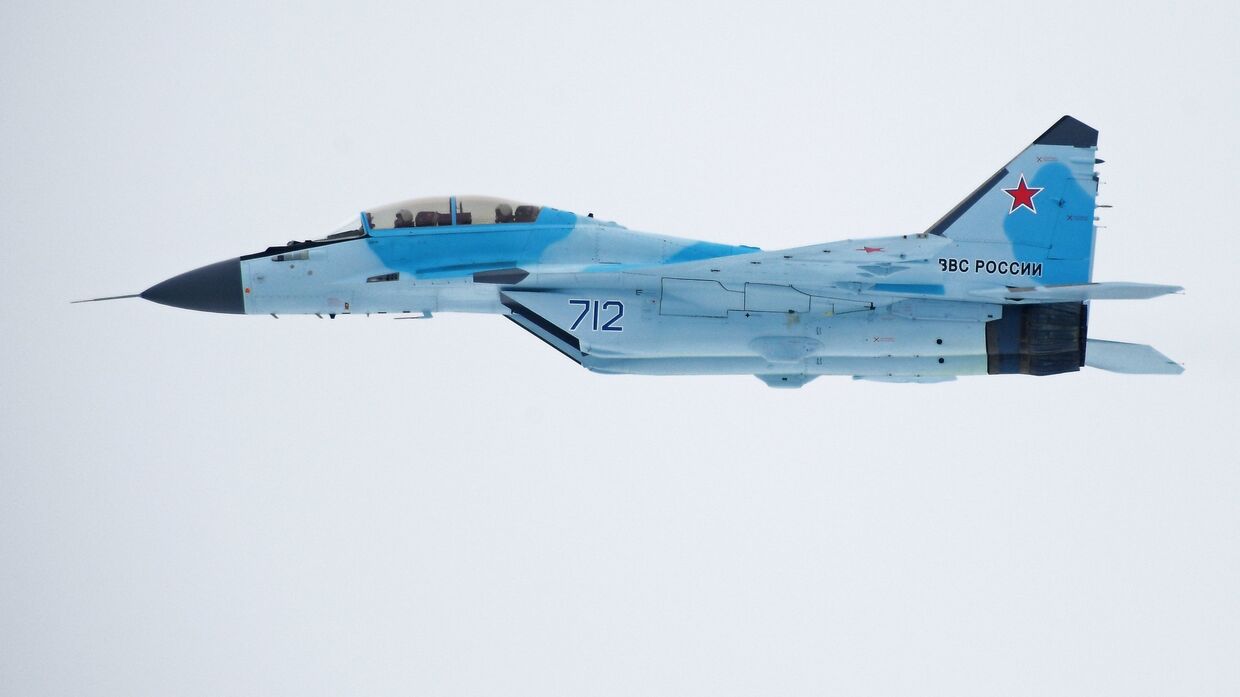 Презентация авиационного комплекса МиГ-35 в Московской области