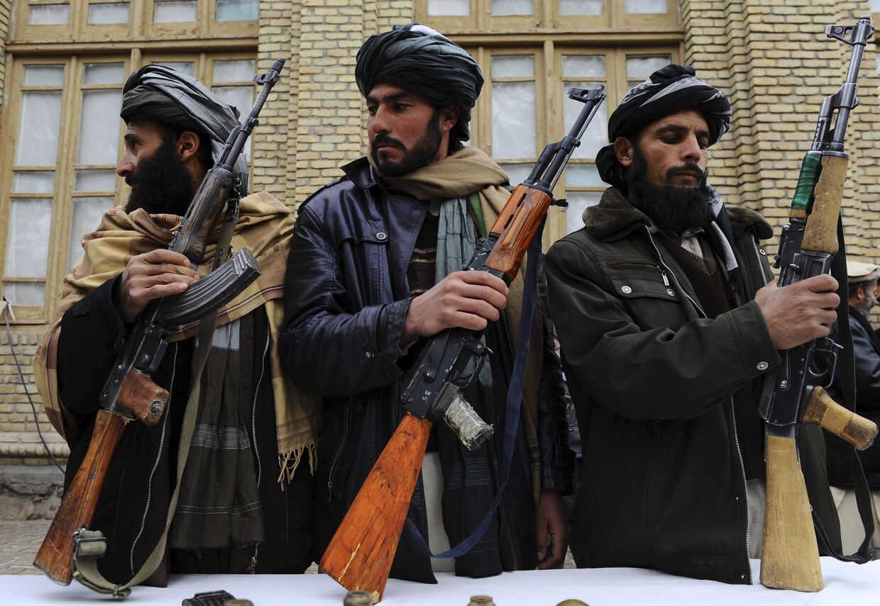Бывшие боевики «Талибана» в Афганистане