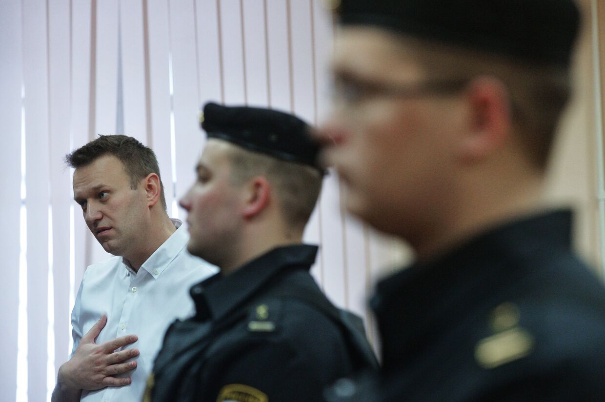 Алексей Навальный в Ленинском районном суде Кирова