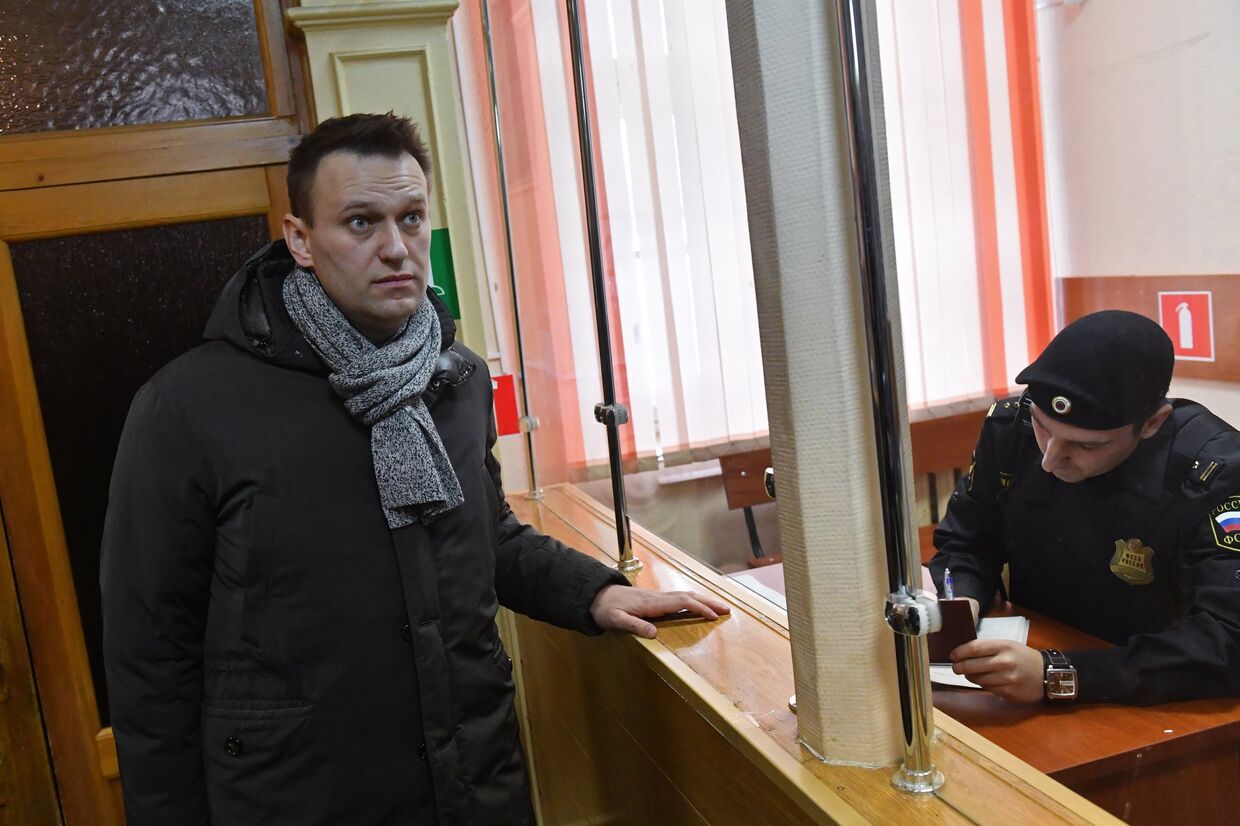 Алексей Навальный в Ленинском суде Кирова