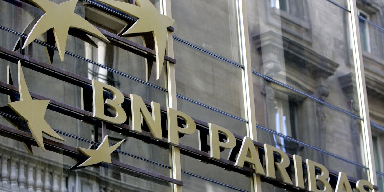 Офис банка BNP Paribas в Париже