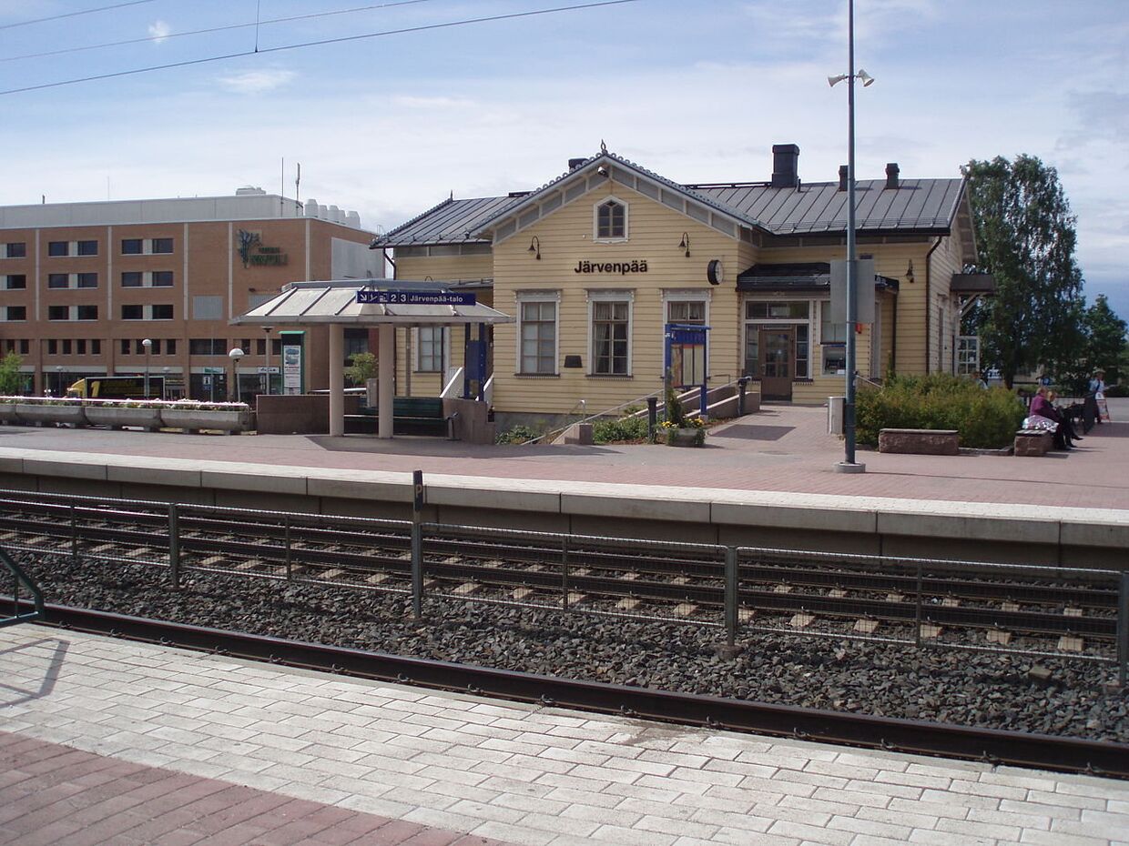 Железнодорожная станция города Ярвенпяа