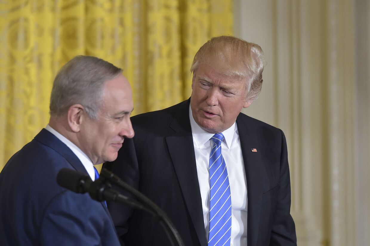 Президент США Дональд Трамп и премьер-министр Израиля Биньямин Нетаньяху