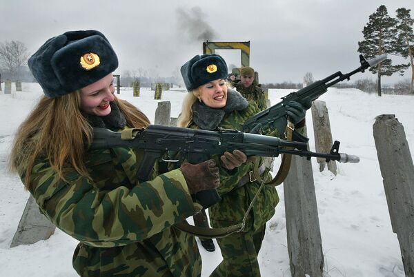 Российские женщины-военнослужащие