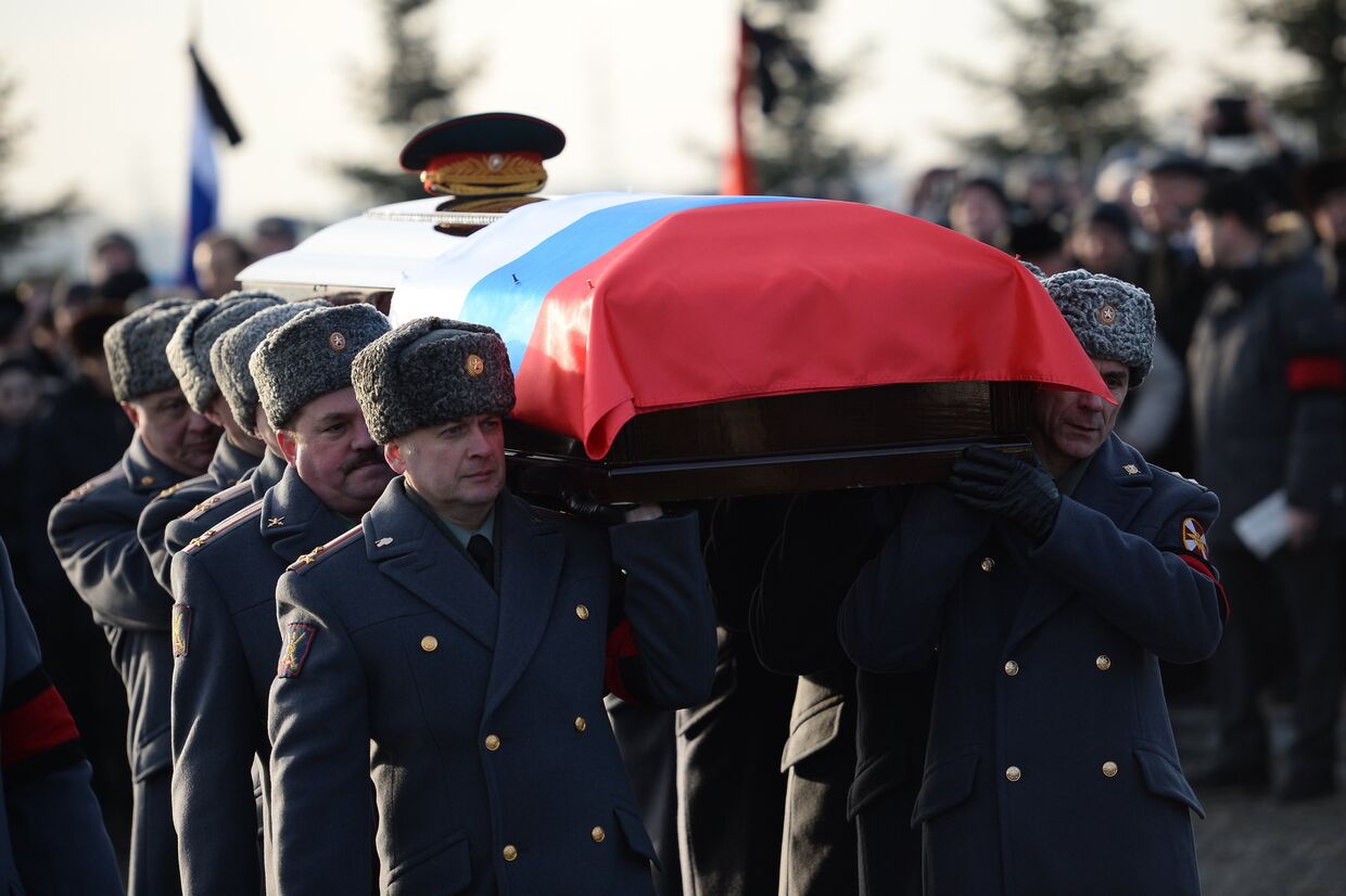 Похороны Михаила Калашникова