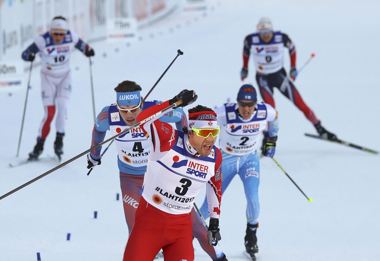 Российский лыжник Сергей Устюгов завоевал серебро в марафоне на 50 км на ЧМ в Лахти