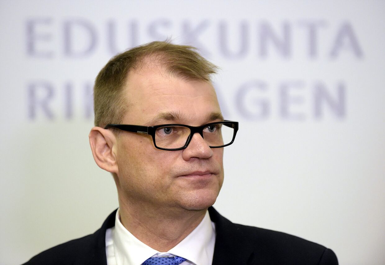 Глава правительства Финляндии Юха Сипиля