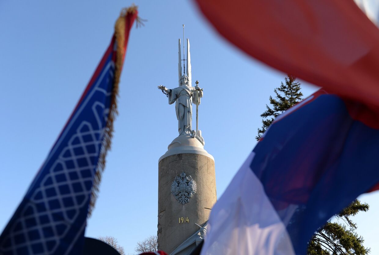 Памятник русским воинам Первой мировой войны в Белграде