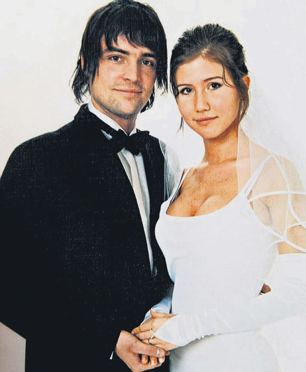 Алекс и Анна Чапман в день свадьбы