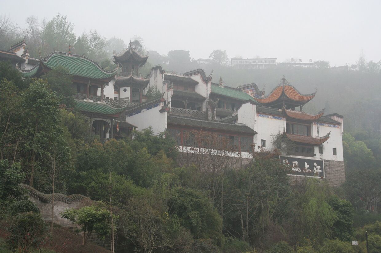 Буддистский храм Чжан Фэй в Китае