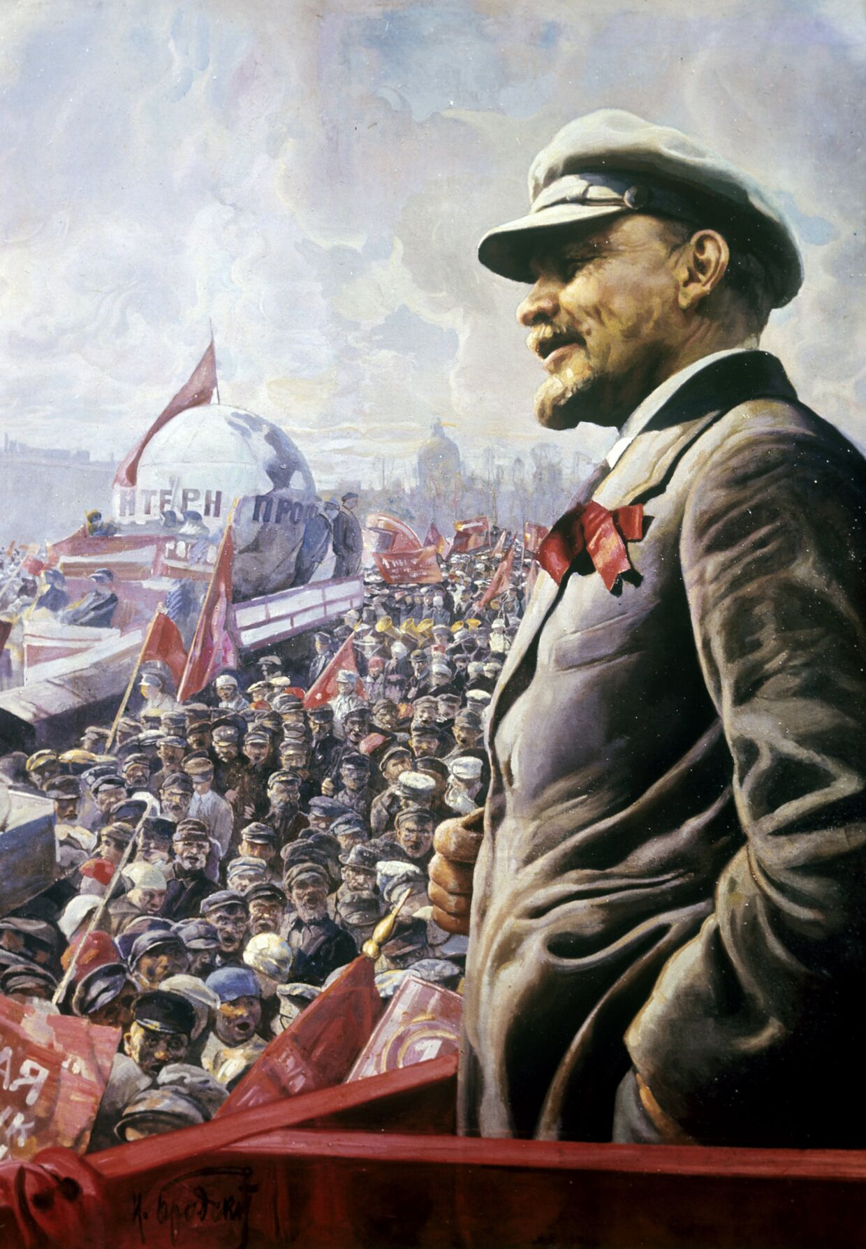 Картина «В.И. Ленин на трибуне 1 мая 1920 года»