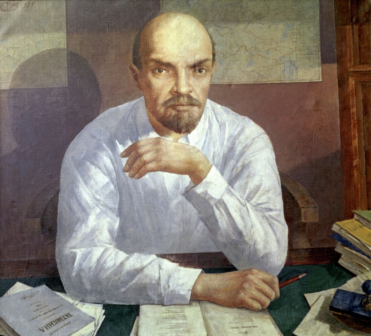 Репродукция картины «Портрет В.И. Ленина»