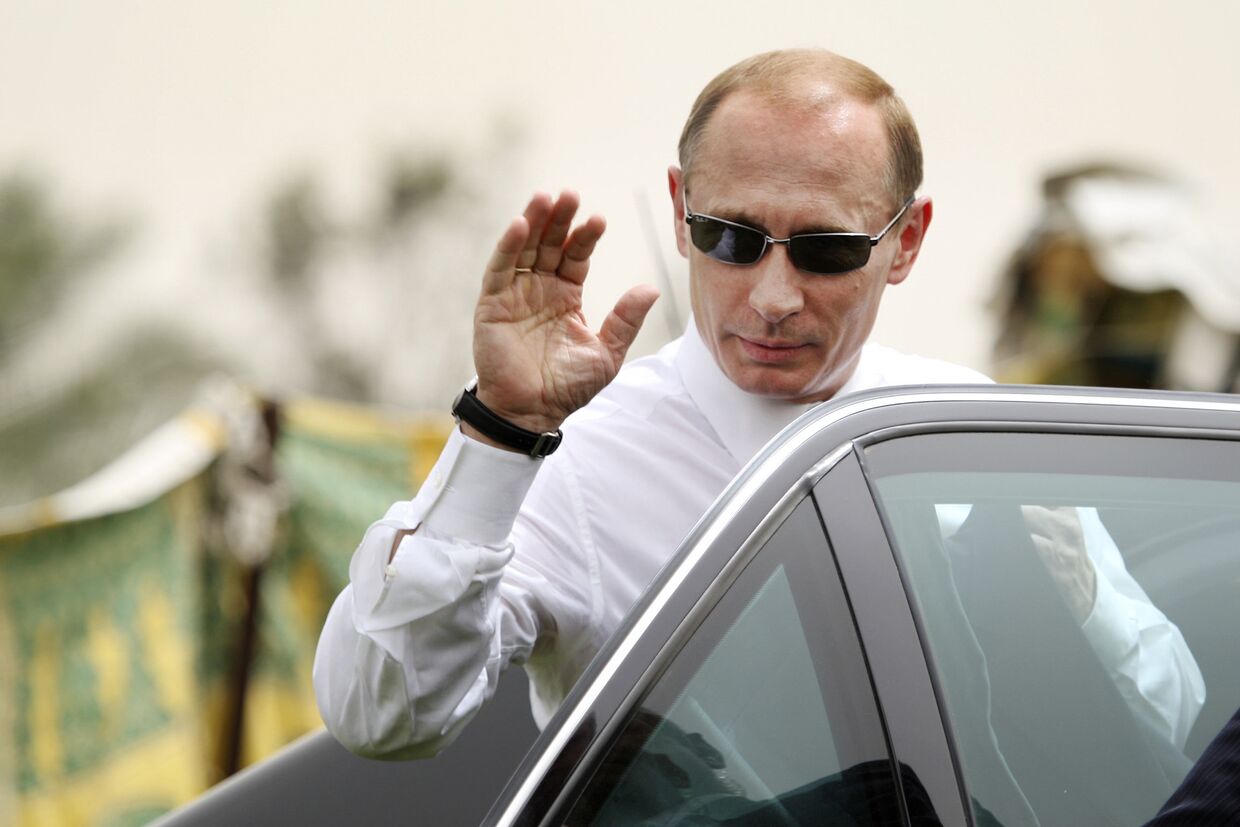 Президент России Владимир Путин во время визита в Ливию