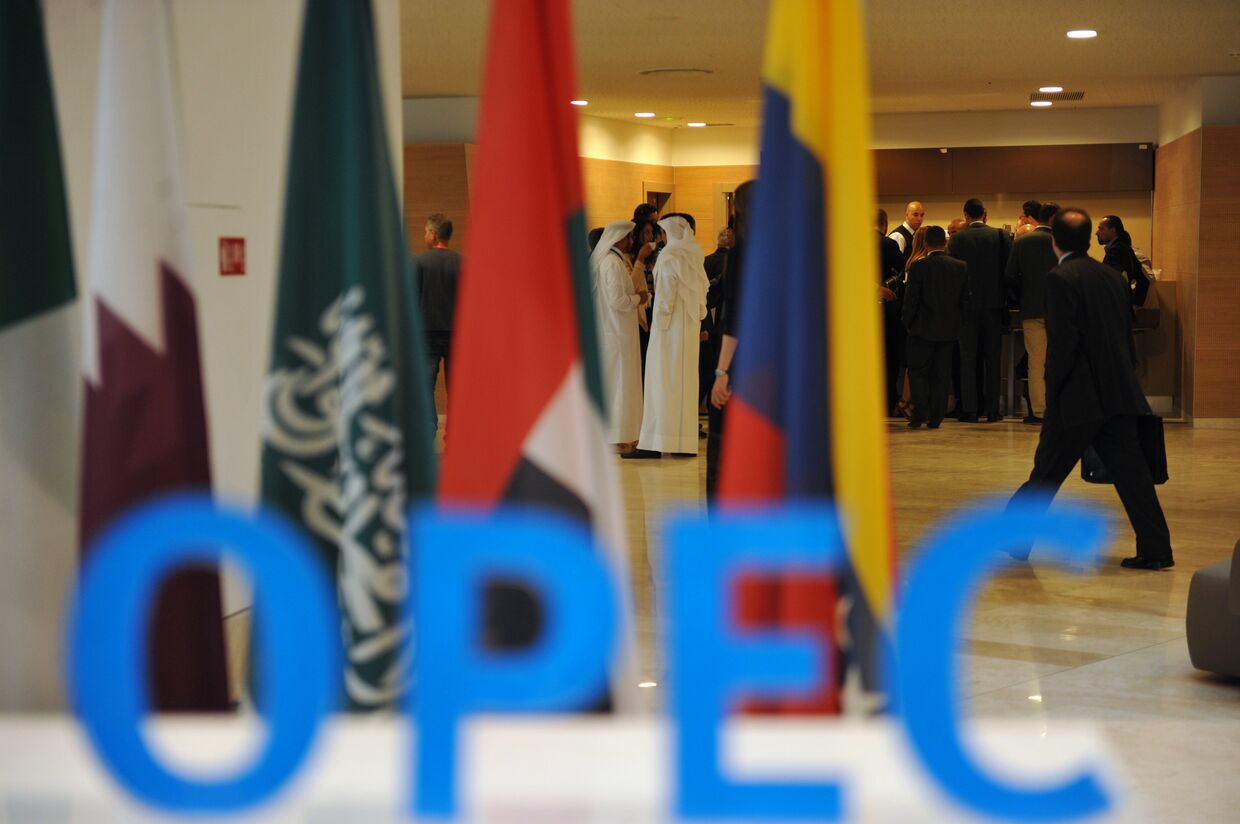 Представители стран-членов ОПЕК на Международном энергетическом форуме в Алжире. 28 сентября 2016 год