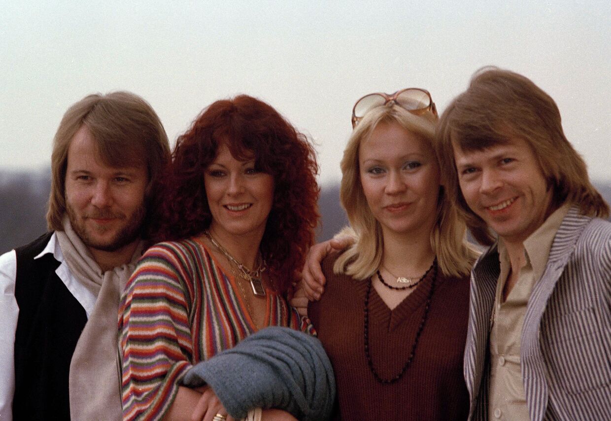 16 февраля 1978 года. ABBA перед премьерой фильма «ABBA — The Movie».