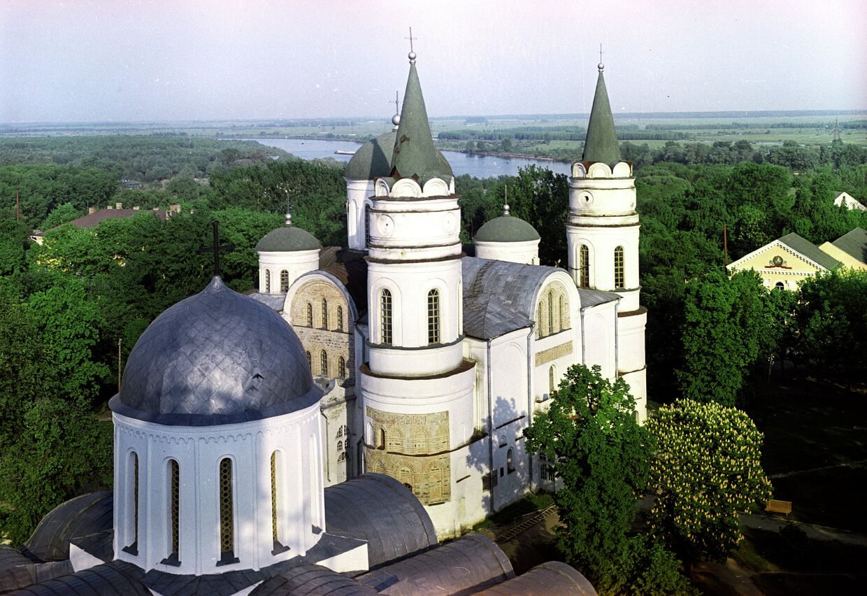 Спасо-Преображенский и Борисоглебский соборы города Чернигова