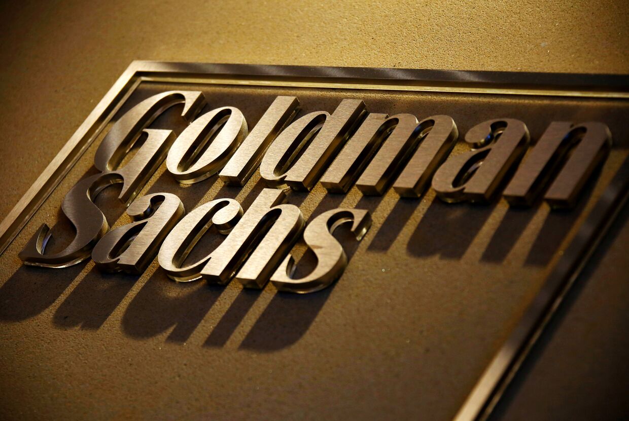 Вывеска одного из крупнейших в мире инвестиционных банков Goldman Sachs