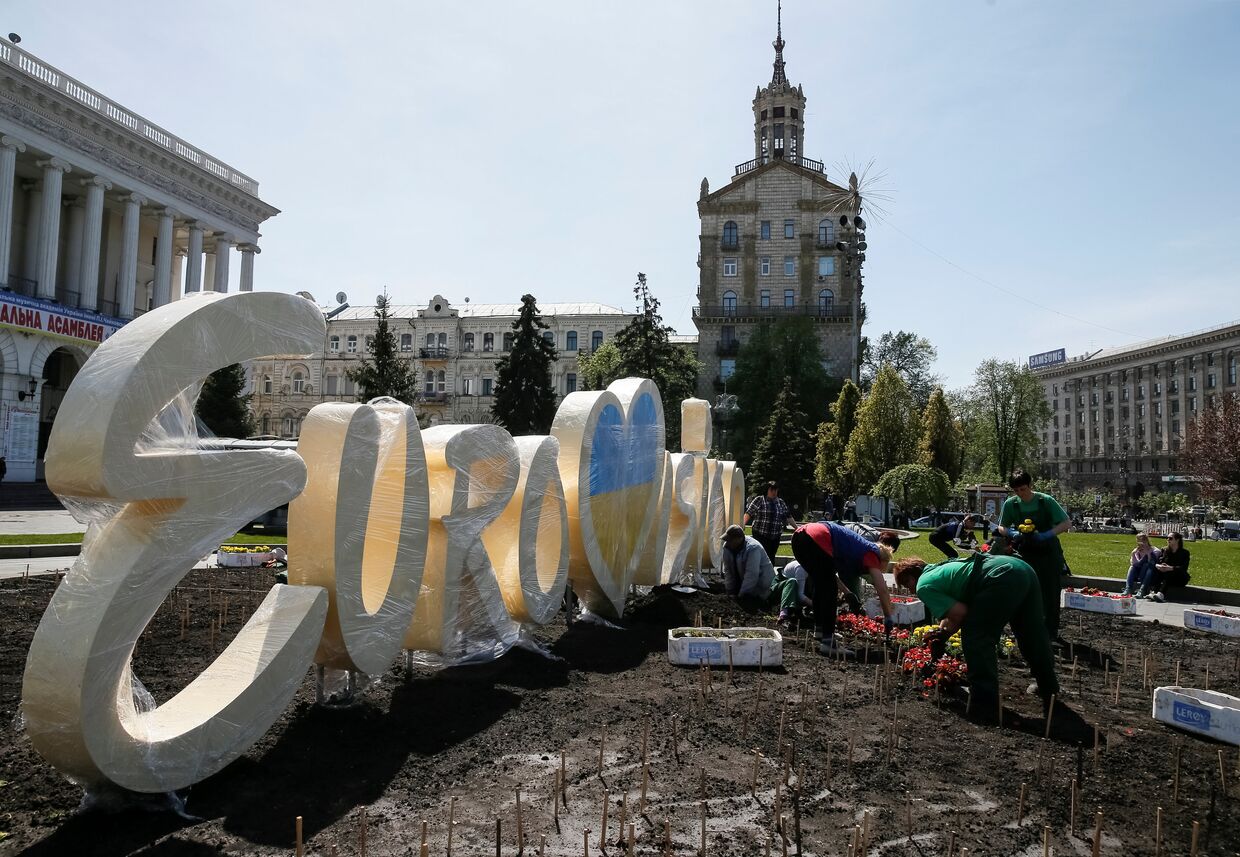 Подготовка к «Евровидению» в Киеве