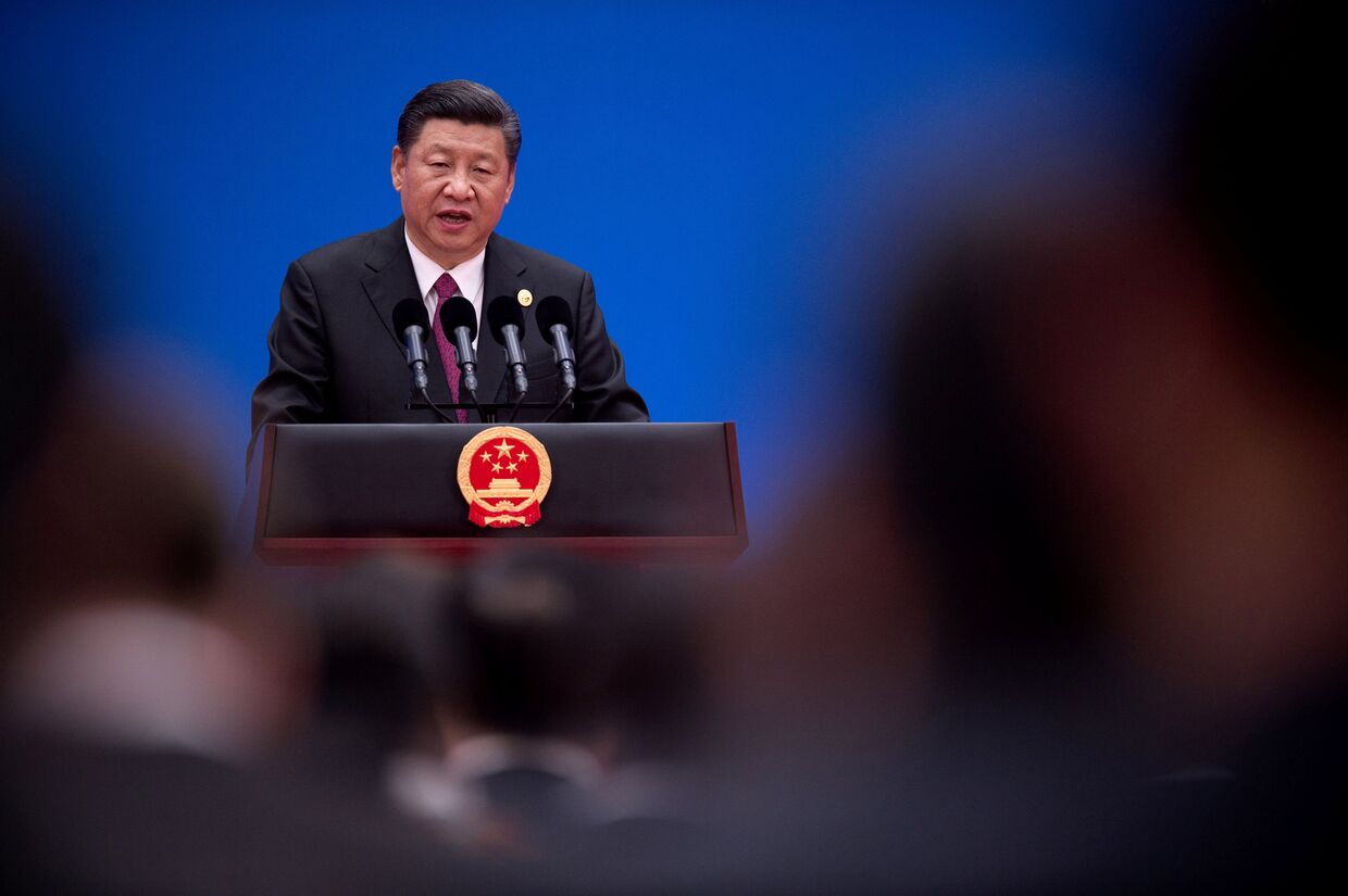 15 мая 2017. Китайский президент Си Цзиньпин на форуме «Один пояс — один путь».