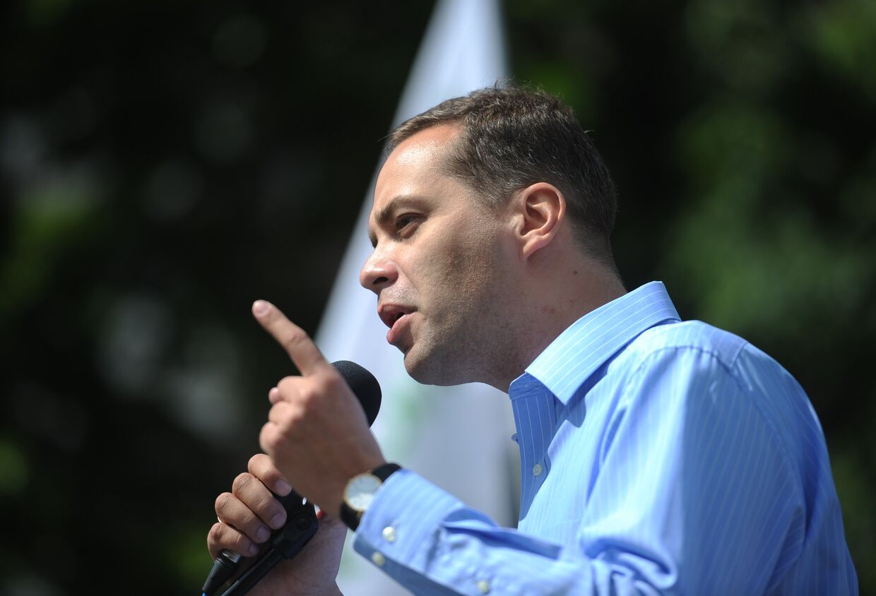 Лидер партии «Демократический выбор» Владимир Милов
