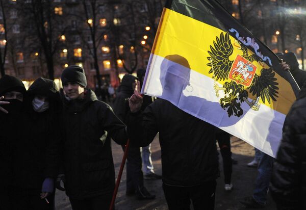 Шествие националистов в Санкт-Петербурге Шествие националистов в Санкт-Петербурге