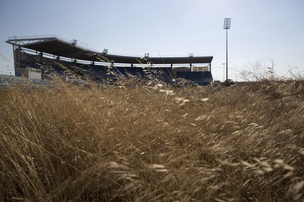 Заброшенный стадион в Афинах